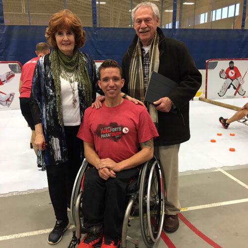 Sandy & Ted With Marc Dorion: Canadian Gold Medalist