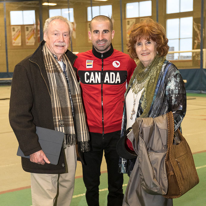 Standing Proudly With Benoit Huot: Winner of 20 Swimming Medals and Recipient of the Order of Canada